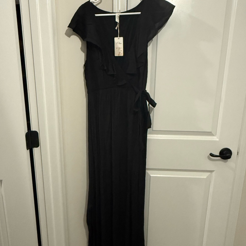 Elegant Black Women's Dress